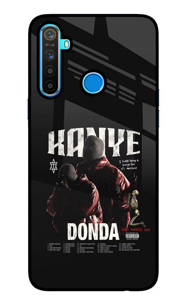 Donda Kanye West Realme 5/5i/5s Glass Case