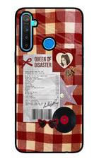Queen of Disaster Realme 5/5i/5s Glass Case