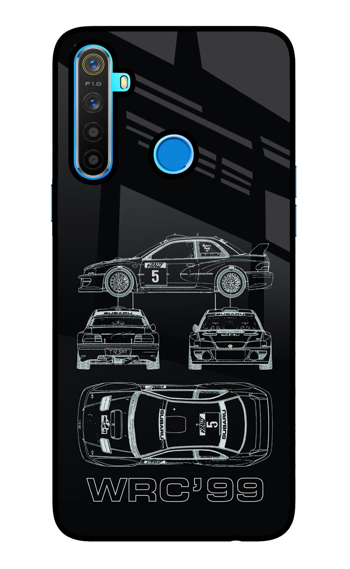WRC'99 Realme 5/5i/5s Glass Case
