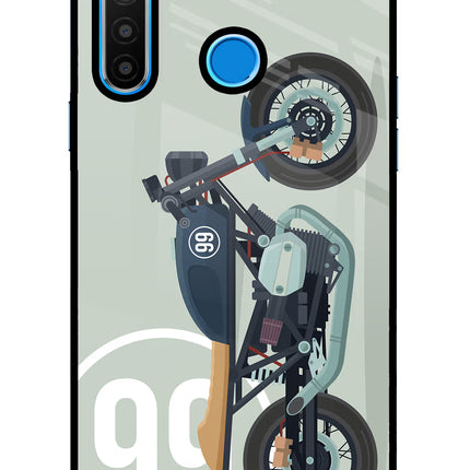 Classic Cafe Racer 99 Realme 5/5i/5s Glass Case