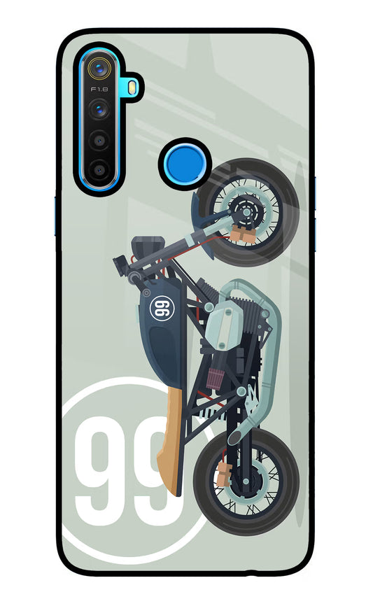 Classic Cafe Racer 99 Realme 5/5i/5s Glass Case
