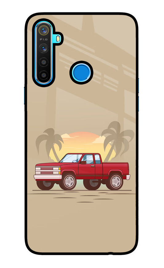 Desert Classic Drive Realme 5/5i/5s Glass Case