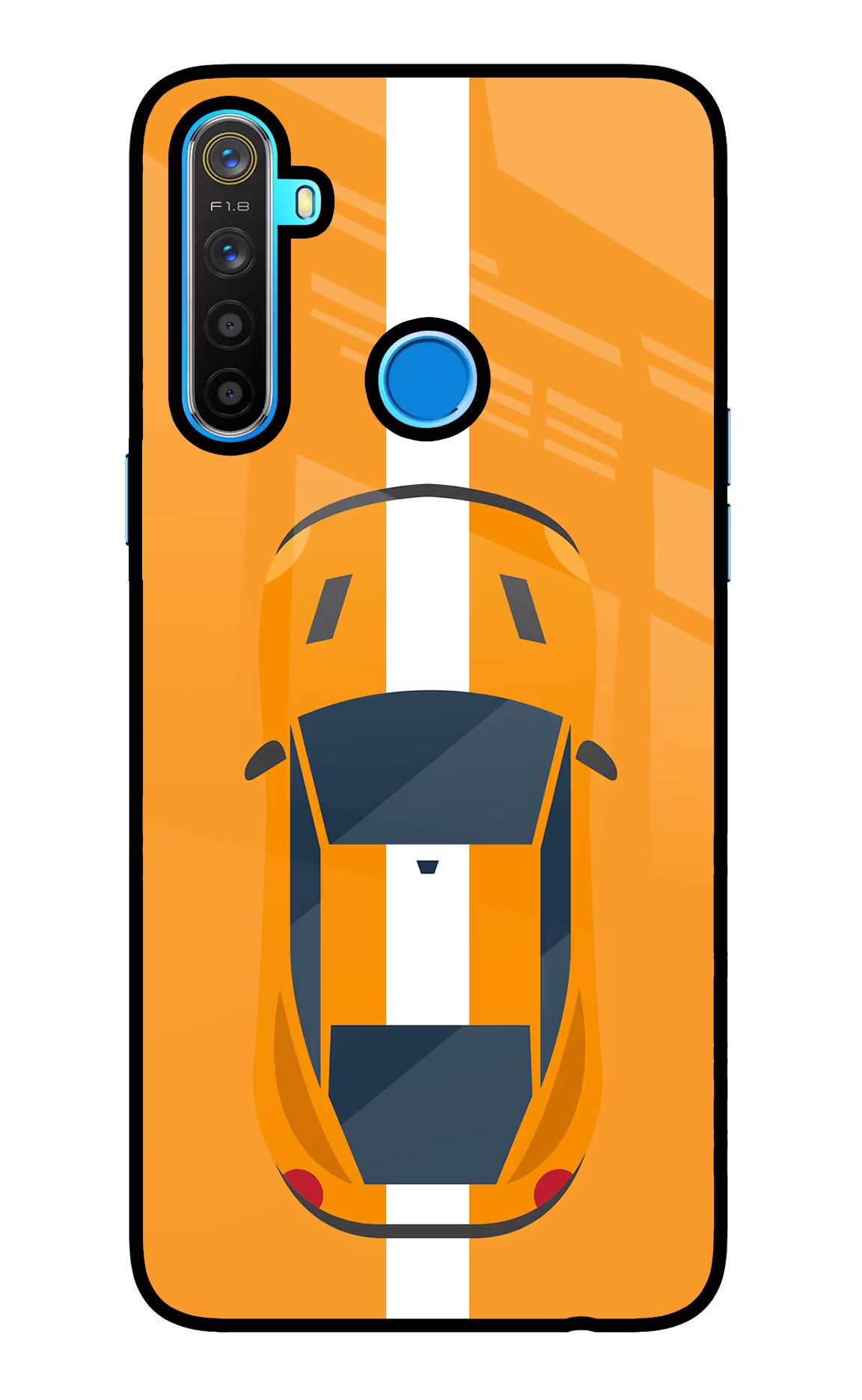 Highway Pursuit Realme 5/5i/5s Glass Case