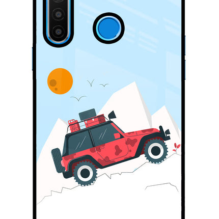Mountain Trail Beast Realme 5/5i/5s Glass Case