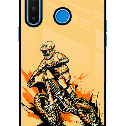 Off-Road Fury Realme 5/5i/5s Glass Case Back Cover by Casekaro
