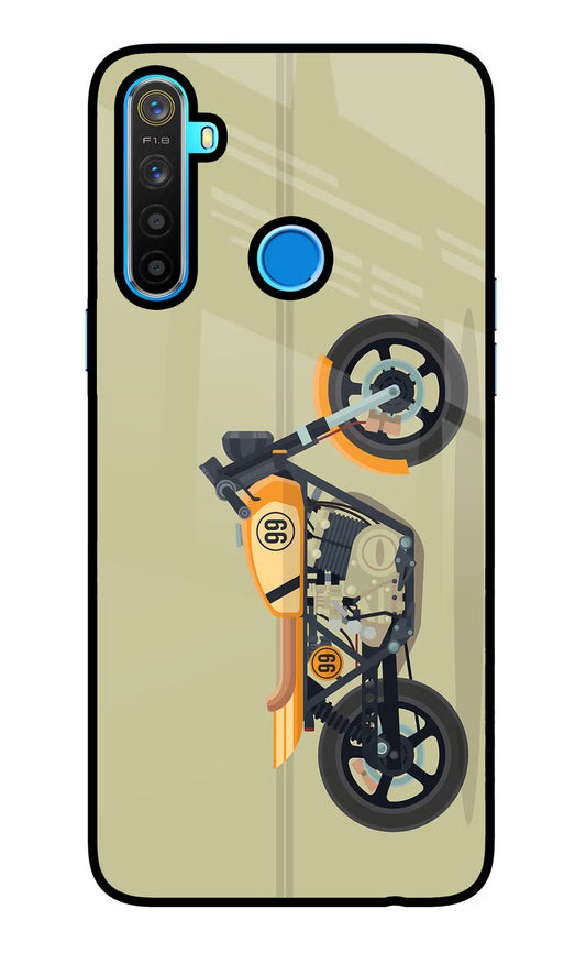 Vertical Speedster Realme 5/5i/5s Glass Case