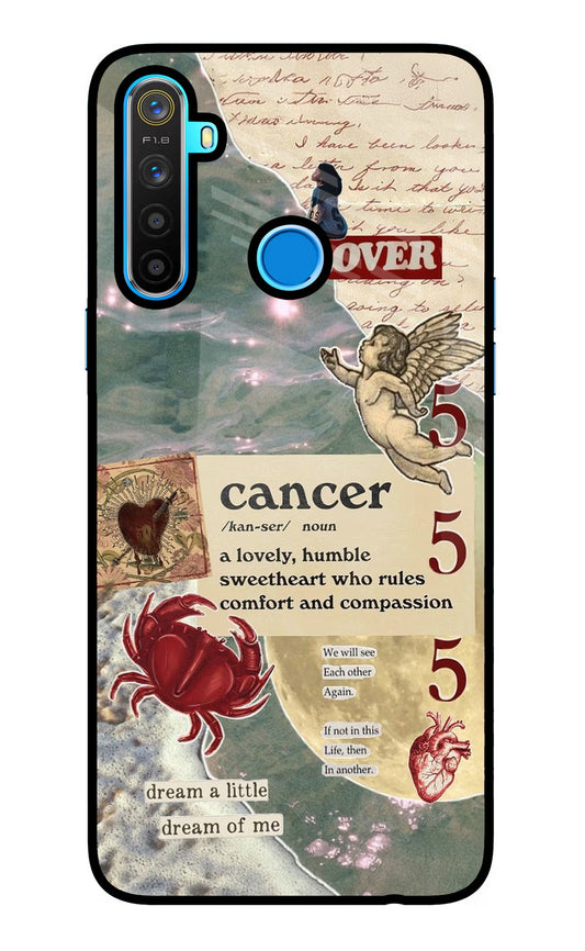 Cancer Zodiac Realme 5/5i/5s Glass Case