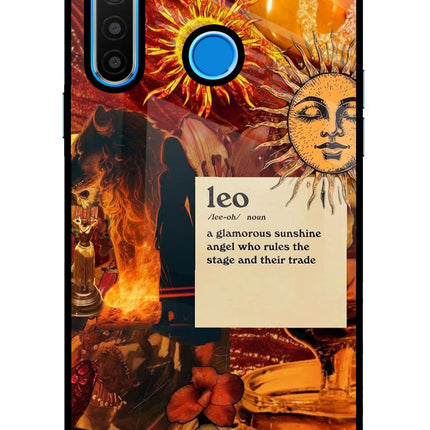 Leo Zodiac Realme 5/5i/5s Glass Case