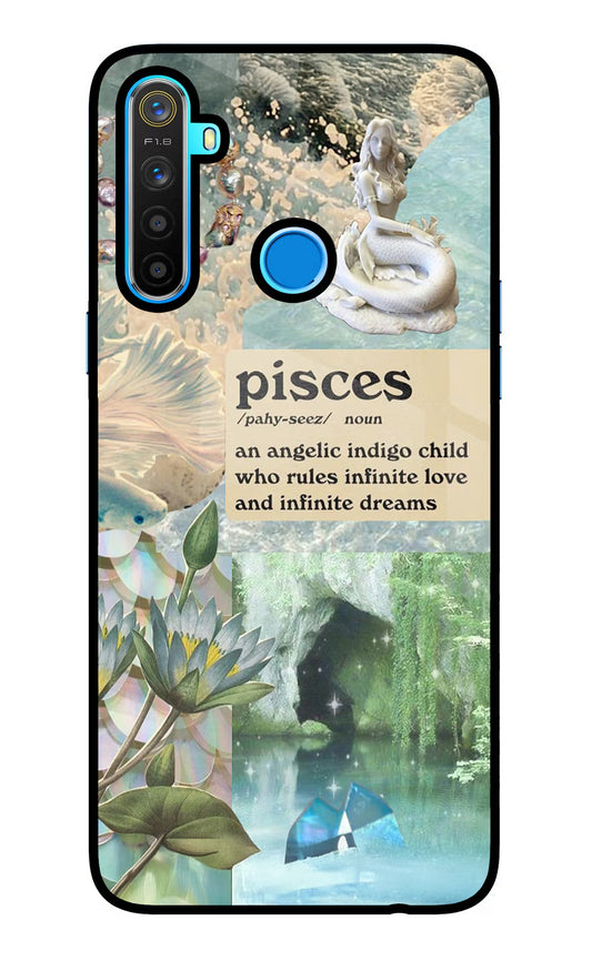 Pisces Zodiac Realme 5/5i/5s Glass Case