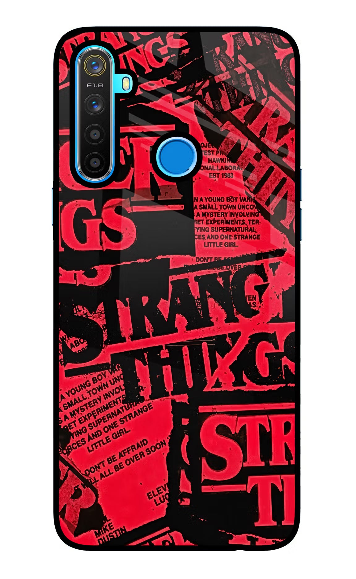 Ordinary Things Realme 5/5i/5s Glass Case Back Cover by Casekaro