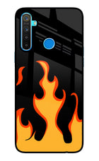 Fired Up – Black Realme 5/5i/5s Glass Case
