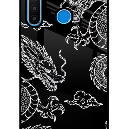Twin Dragons Realme 5/5i/5s Glass Case