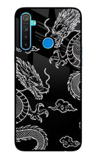 Twin Dragons Realme 5/5i/5s Glass Case