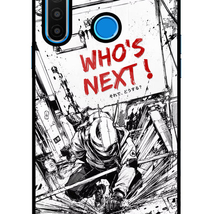 Who's Next Realme 5/5i/5s Glass Case Back Cover by Casekaro