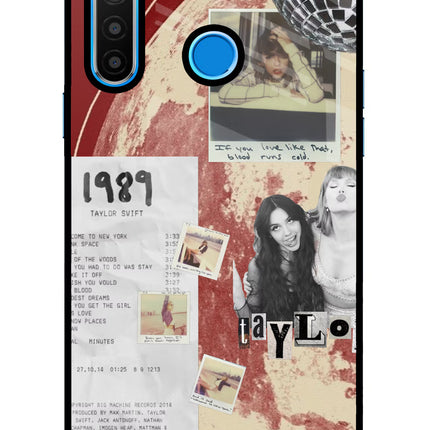 Taylor Swift Realme 5/5i/5s Glass Case