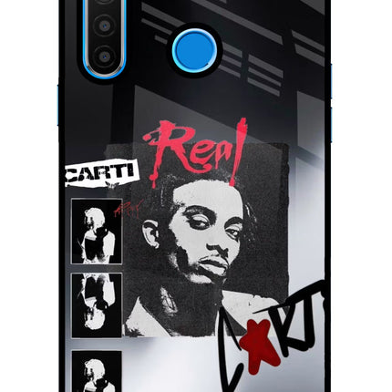 Playboi Carti Realme 5/5i/5s Glass Case Back Cover by Casekaro