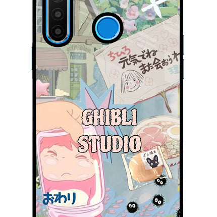 Studio Ghibli Realme 5/5i/5s Glass Case