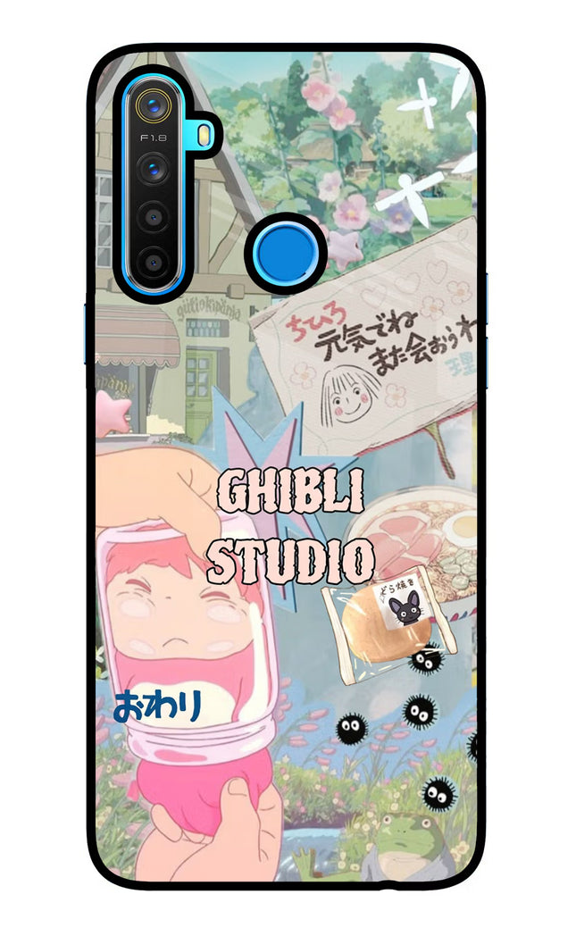 Studio Ghibli Realme 5/5i/5s Glass Case