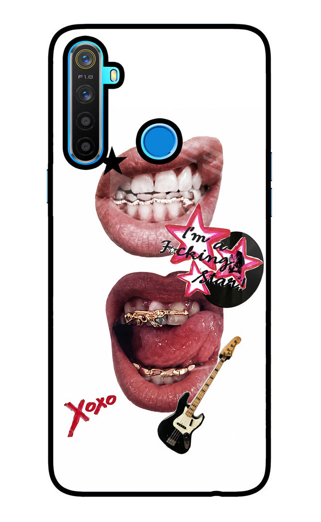 Rockstar Realme 5/5i/5s Glass Case