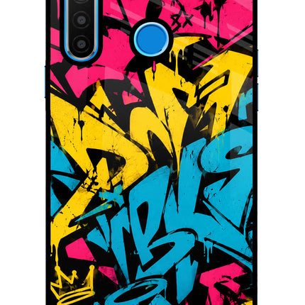 Graffiti Vibe Realme 5/5i/5s Glass Case