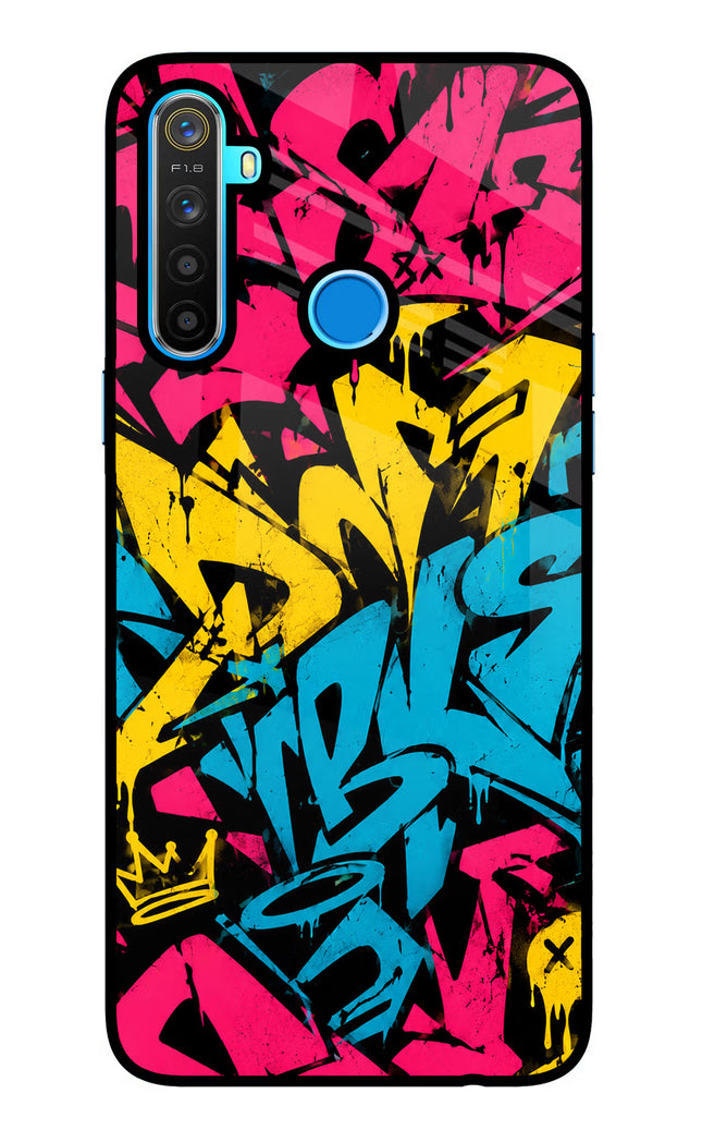 Graffiti Vibe Realme 5/5i/5s Glass Case