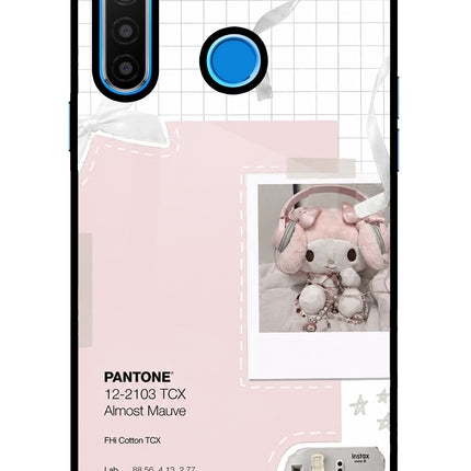 Pantone Asthetic Realme 5/5i/5s Glass Case
