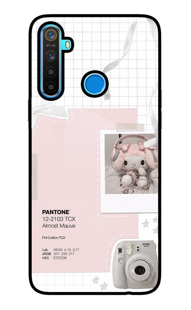 Pantone Asthetic Realme 5/5i/5s Glass Case
