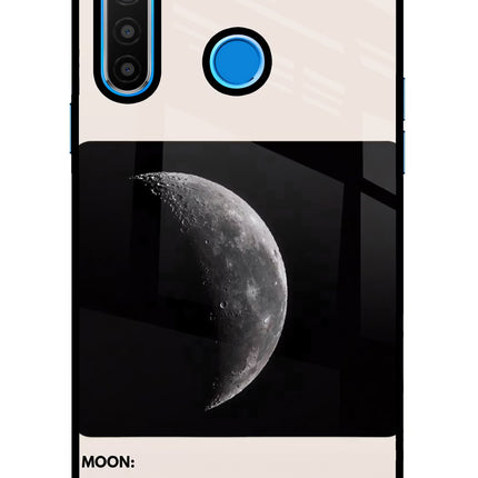 Moon Phase Realme 5/5i/5s Glass Case