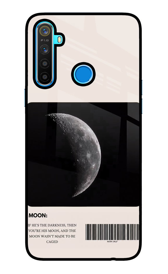 Moon Phase Realme 5/5i/5s Glass Case