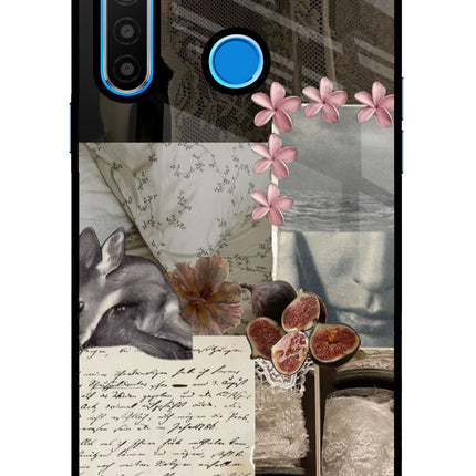 Midnight Sky Realme 5/5i/5s Glass Case Back Cover by Casekaro
