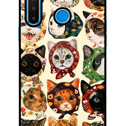 Cool Cat Realme 5/5i/5s Glass Case