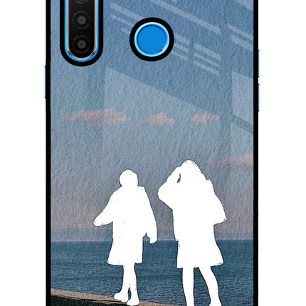 Coastal Dream Realme 5/5i/5s Glass Case Back Cover by Casekaro