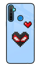Peter Heart Realme 5/5i/5s Glass Case