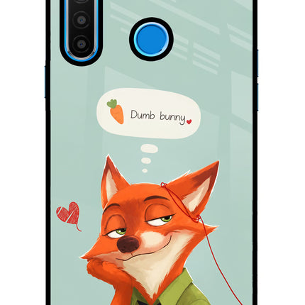Nick Charm Realme 5/5i/5s Glass Case Back Cover by Casekaro