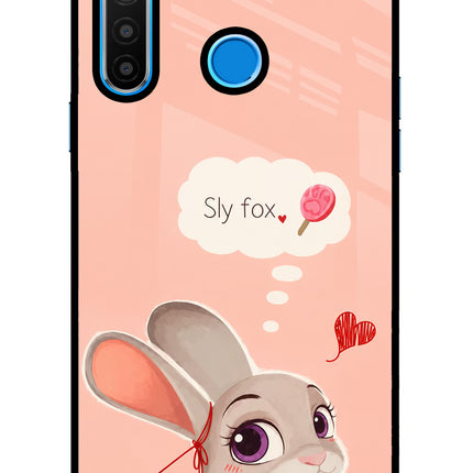Judy Charm Realme 5/5i/5s Glass Case Back Cover by Casekaro
