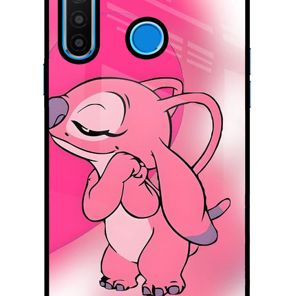 Angel Hug Realme 5/5i/5s Glass Case Back Cover by Casekaro