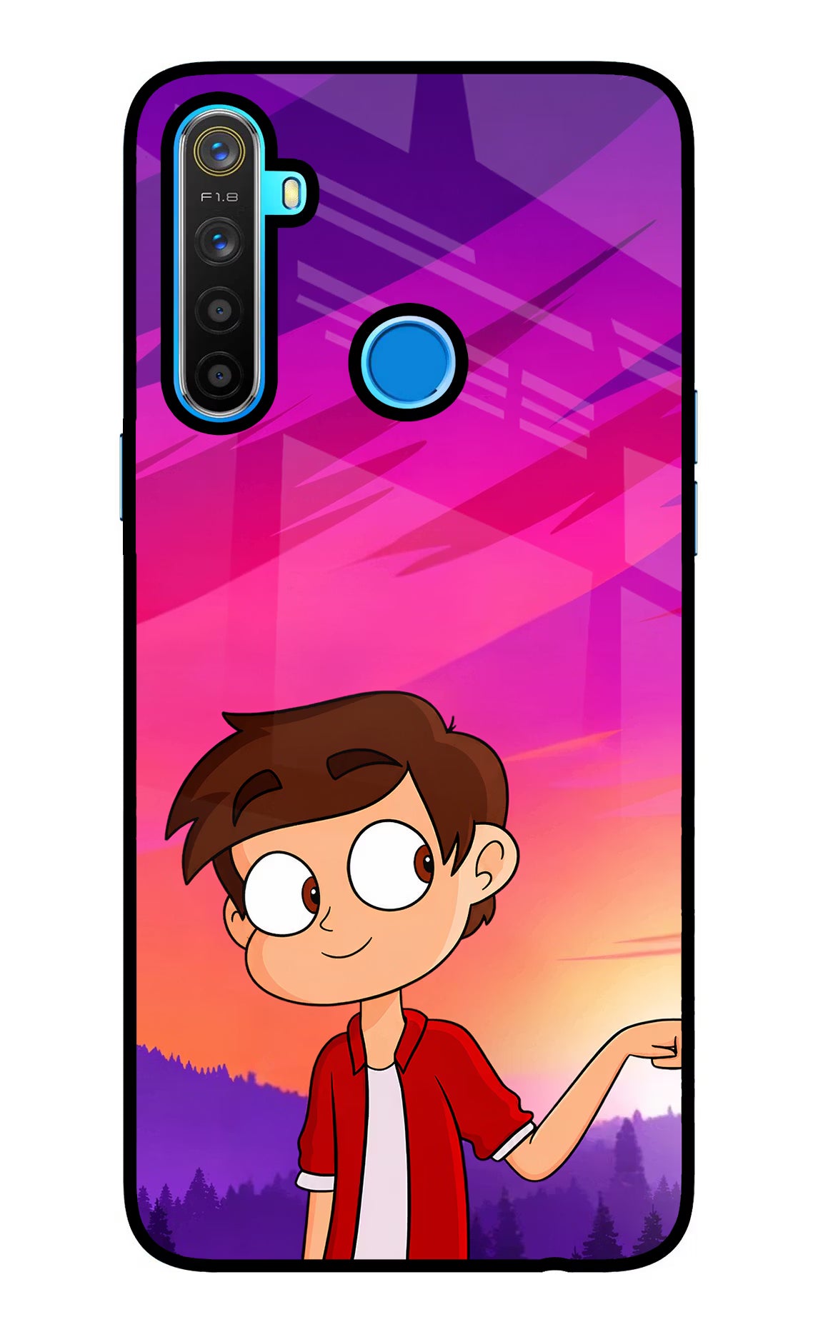 Marco Sunset Realme 5/5i/5s Glass Case