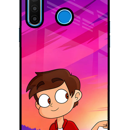 Marco Sunset Realme 5/5i/5s Glass Case Back Cover by Casekaro