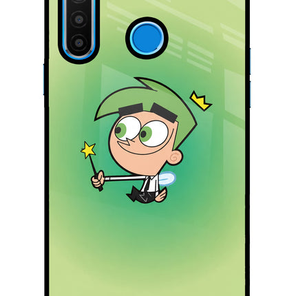 Cosmo Magic Realme 5/5i/5s Glass Case Back Cover by Casekaro
