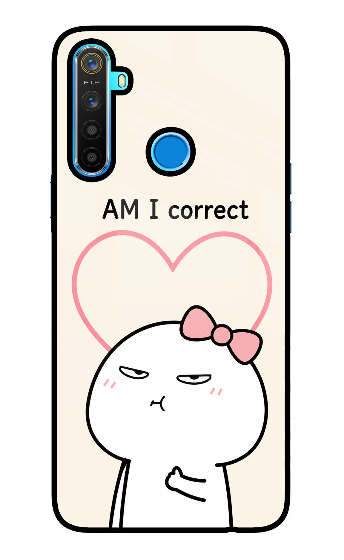 Always Right Realme 5/5i/5s Glass Case