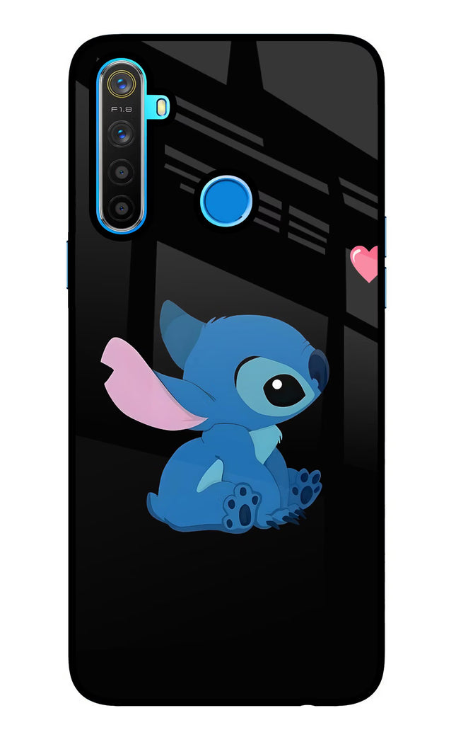 Stitch Crush Realme 5/5i/5s Glass Case
