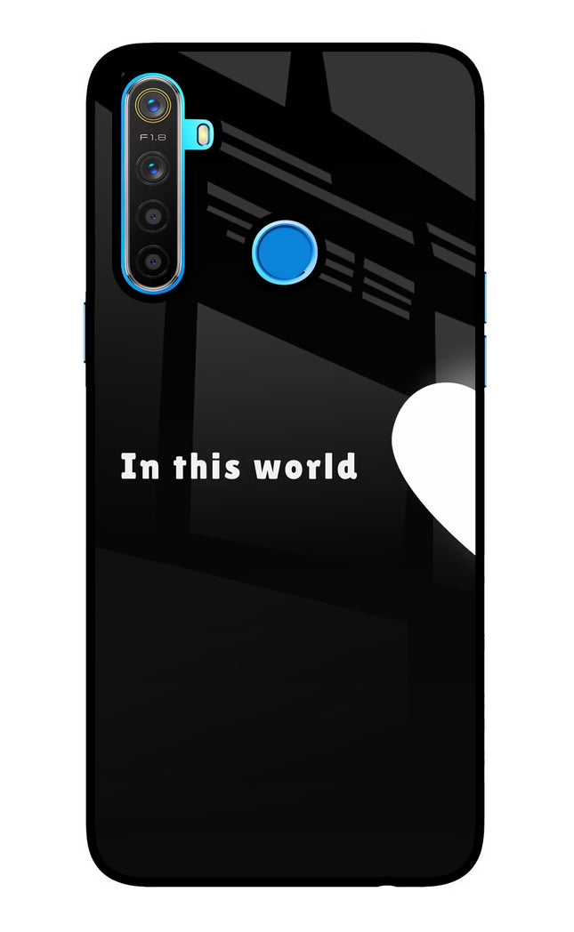 This World Realme 5/5i/5s Glass Case