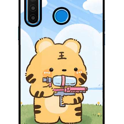 Tiger Treat Realme 5/5i/5s Glass Case
