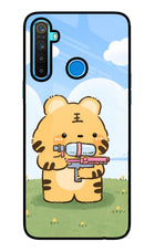 Tiger Treat Realme 5/5i/5s Glass Case