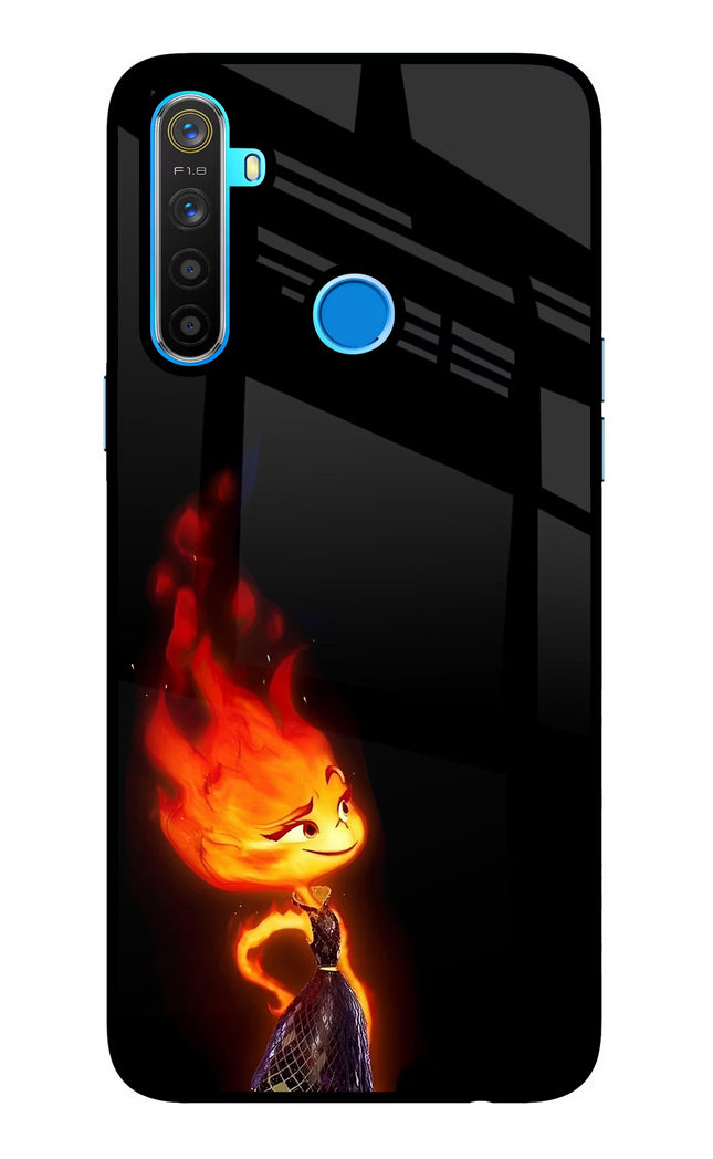 Ember Flame Realme 5/5i/5s Glass Case