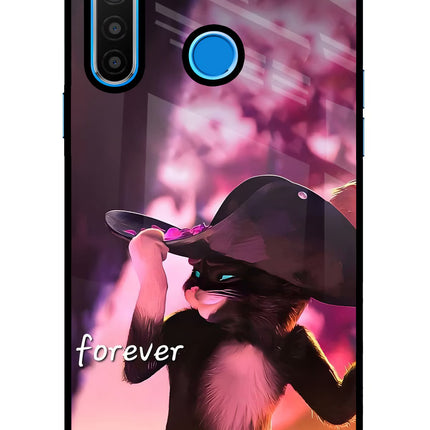 Forever Cat Realme 5/5i/5s Glass Case
