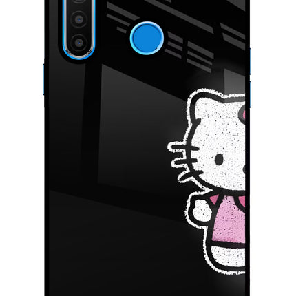 Kitty Charm Realme 5/5i/5s Glass Case