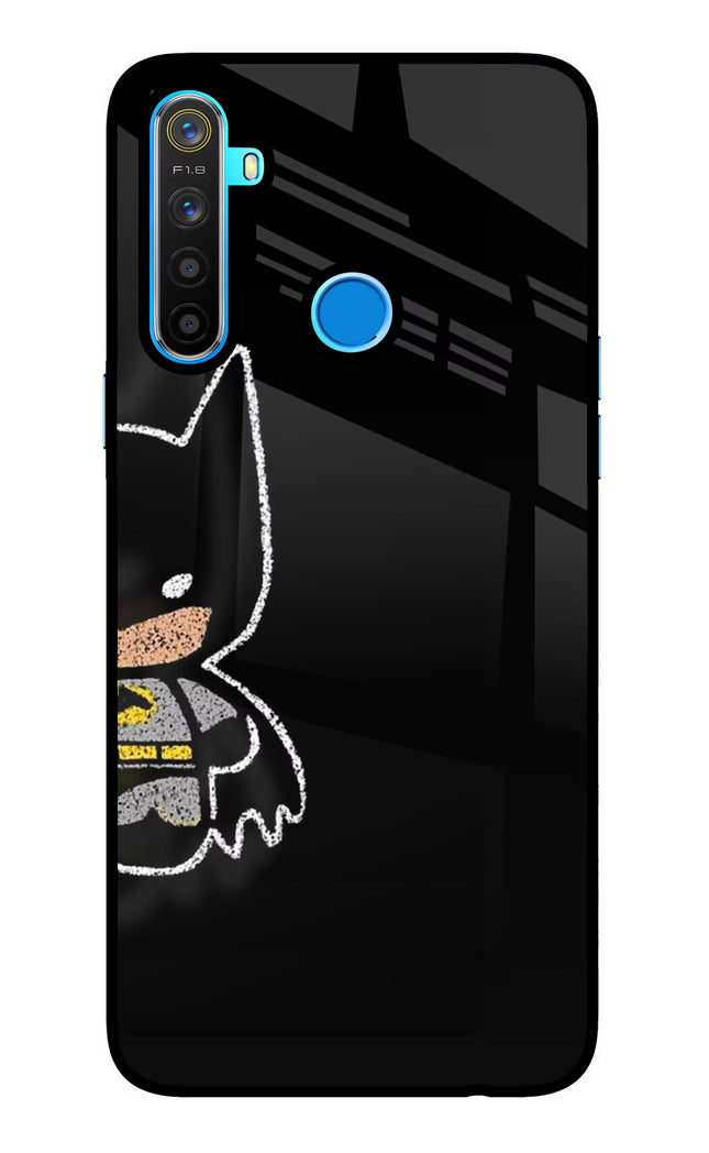 Bat Kitty Realme 5/5i/5s Glass Case
