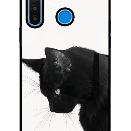 Shadow Gaze Realme 5/5i/5s Glass Case Back Cover by Casekaro