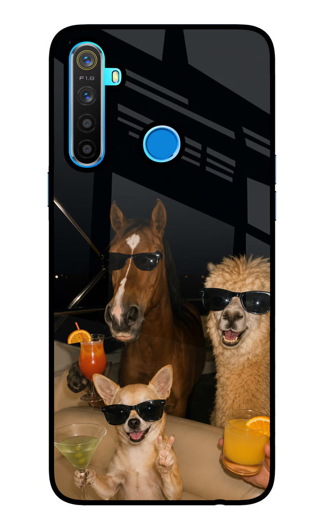 Party Squad Realme 5/5i/5s Glass Case